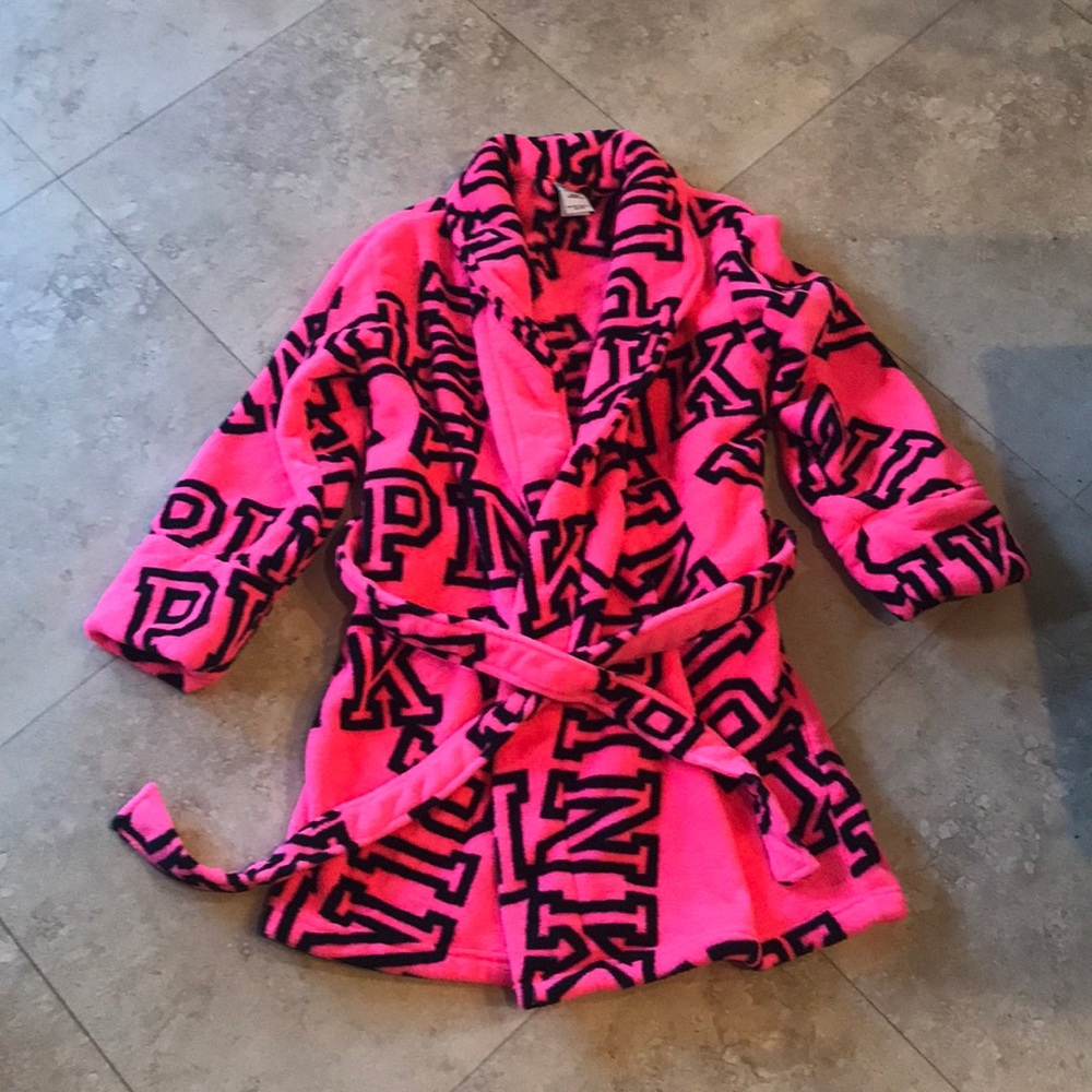 Pink VS robe